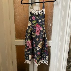 Anthropologie Apron with a Floral Pattern